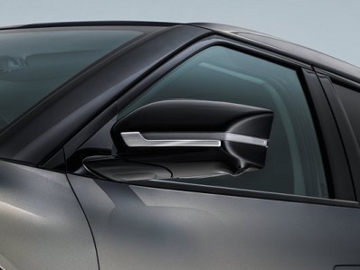 Image of item DOOR MIRROR TRIMS, BRUSHED ALUMINUM